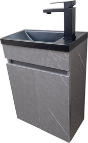 МЕБЕЛ ЗА БАНЯ MINI 43 CONCRETE BLACK