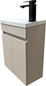 Малък шкаф за баня от ПВЦ Mini 43 LATE W