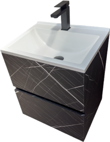 PVC МЕБЕЛ ЗА БАНЯ TAORMINA 50 NOIR W
