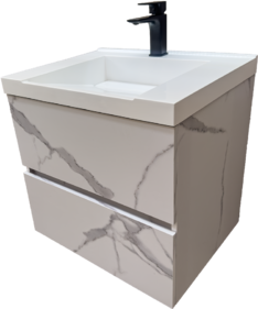 Мраморен шкаф за баня 60см Cremona Marble W