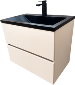 Мебел за баня Mila 70 Late Black