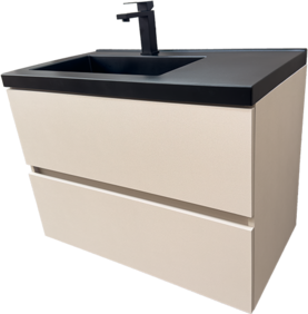 PVC МЕБЕЛ ЗА БАНЯ Porto L 80 Latte B