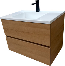 Голям дървесен шкаф за баня от PVC Siena 100 Corbridge W