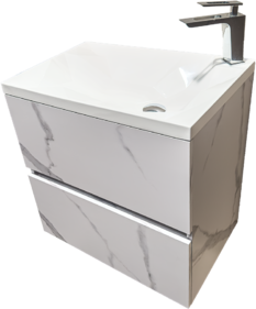 PVC МЕБЕЛ ЗА БАНЯ DIAMANTE 60 Marble W