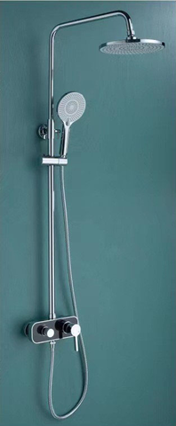 Душ система със скрит чучур и пита Blandini Pleasure Rain Chrome