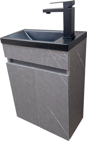 МЕБЕЛ ЗА БАНЯ MINI 43 CONCRETE BLACK