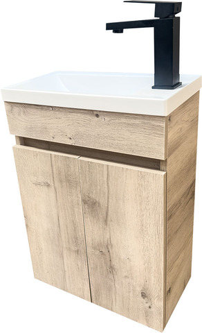 Малък шкаф за баня от ПВЦ Mini 43 Halifax W