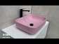 Розова мивка за баня  Ivon Pink