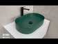 Зелена мивка за баня Felisia Green