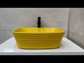 Жълта мивка за баня Laura Yellow