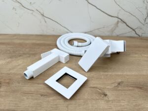 Бял хигиенен душ Blandini Corso White