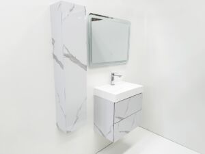 PVC МЕБЕЛ ЗА БАНЯ Matera 60 Marble W
