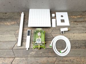 Бял душ за вграждане Blandini Home Style White