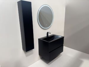 PVC МЕБЕЛ ЗА БАНЯ NAPOLI BLACK 80