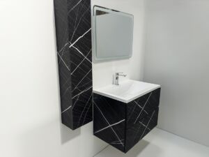 PVC МЕБЕЛ ЗА БАНЯ Napoli 80 Noir W