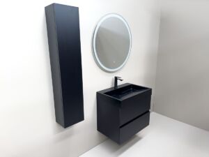 PVC МЕБЕЛ ЗА БАНЯ FLORENCE 70 BLACK