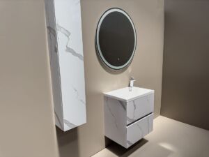 PVC МЕБЕЛ ЗА БАНЯ DIAMANTE 60 Marble W
