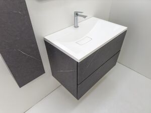 PVC МЕБЕЛ ЗА БАНЯ Napoli 80 Concrete W