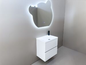PVC МЕБЕЛ ЗА БАНЯ DIAMANTE 60 WHITE