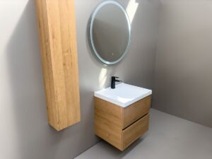 Дървесен шкаф за баня 60см Cremona Corbridge W