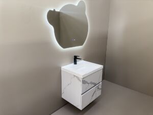 Мраморен шкаф за баня 60см Cremona Marble W