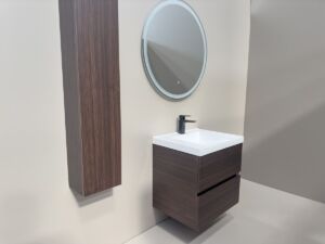 Дървесен шкаф за баня 60см Cremona Venge W