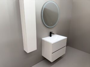 Мебел за баня с две чекмеджета Mila 70 Latte W