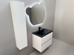 Мебел за баня Mila 70 Late Black