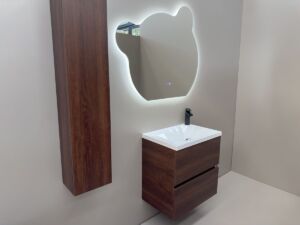 PVC МЕБЕЛ ЗА БАНЯ DIAMANTE 60 CHERRY WHITE