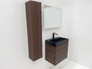Мебел за баня тъмно дървесен цвят Matera 60 Cherry B
