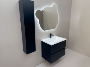 Мебел за баня Mila 70 Black White
