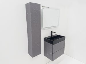 PVC МЕБЕЛ ЗА БАНЯ Matera 60 PUSH Concrete B