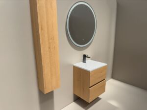PVC МЕБЕЛ ЗА БАНЯ TAORMINA 50 OAK CORBRIDGE W
