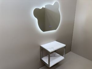 PVC МЕБЕЛ ЗА БАНЯ SOFIA CONCRETE С ИНОКС РАМКА