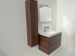 PVC МЕБЕЛ ЗА БАНЯ Porto L 80 Cherry W