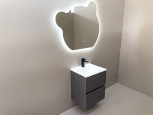 PVC МЕБЕЛ ЗА БАНЯ TAORMINA 50 CONCRETE W