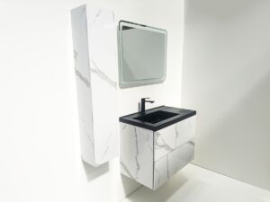 PVC МЕБЕЛ ЗА БАНЯ Porto L 80 Marble B