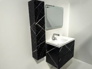 PVC МЕБЕЛ ЗА БАНЯ Porto L 80 Noir W