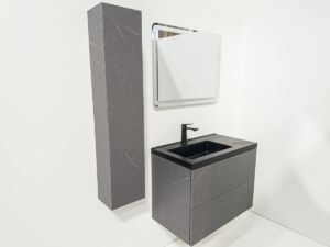 PVC МЕБЕЛ ЗА БАНЯ Porto L 80 Concrete B