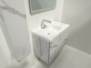PVC МЕБЕЛ ЗА БАНЯ Porto L 80 Marble W