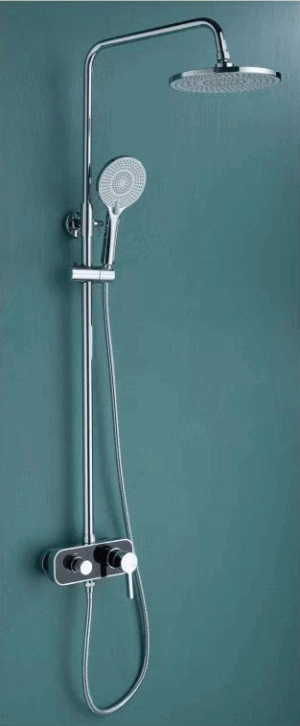 Душ система със скрит чучур и пита Blandini Pleasure Rain Chrome