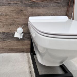 Бял смесител за биде Blandini Zambezi White