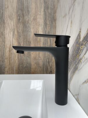 Черен смесител за баня Blandini Enzo M Black