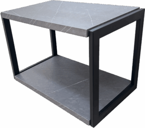 PVC МЕБЕЛ ЗА БАНЯ SOFIA CONCRETE С ЧЕРНА РАМКА