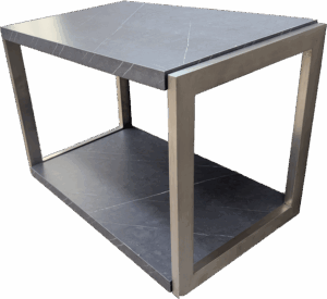 PVC МЕБЕЛ ЗА БАНЯ SOFIA CONCRETE С ИНОКС РАМКА