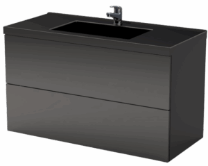 PVC МЕБЕЛ ЗА БАНЯ SIENA 100 BLACK