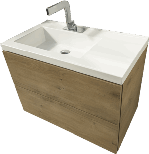 PVC МЕБЕЛ ЗА БАНЯ Porto L 80 OAK W