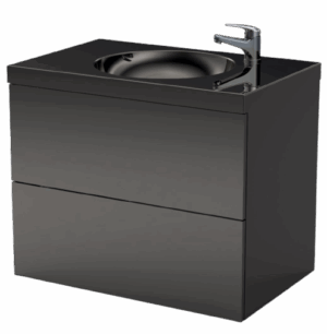 PVC МЕБЕЛ ЗА БАНЯ PALERMO 75 BLACK