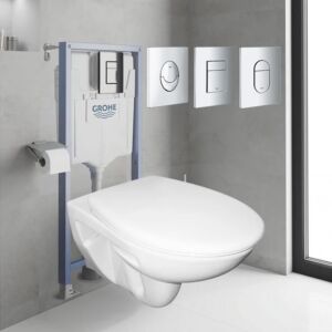 Структура Grohe комплект с тоалетна чиния Roca