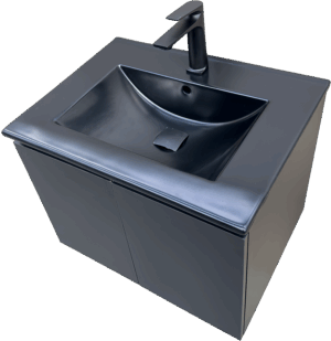 PVC МЕБЕЛ ЗА БАНЯ SAN REMO 60 BLACK
